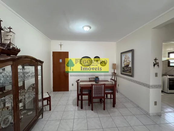 Imagem Apartamento de 2 quartos na Prainha, Caraguatatuba-SP 1 suíte, 2 salas, 2 banheiros, 1 vaga de garagem e vista para o mar