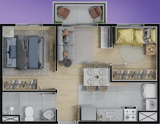 Imagem APARTAMENTO RESIDENCIAL em São Paulo - SP, Vila das Belezas