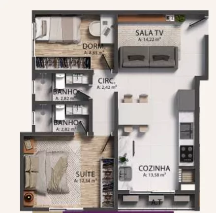 Imagem Galiano Residence - Apartamento à venda no bairro Morretes - Itapema/SC