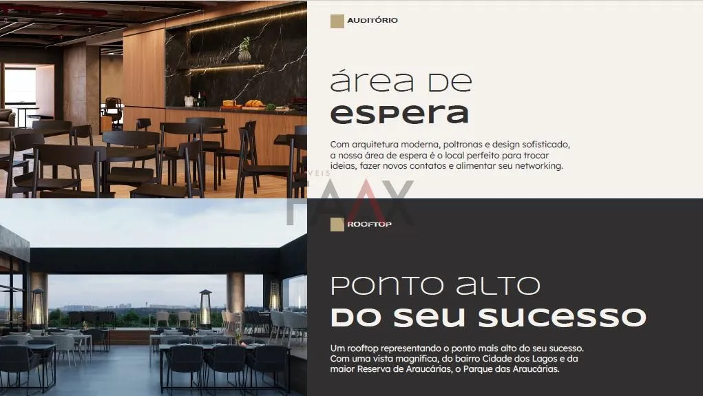 Imagem Salas comerciais á venda Tree Tower em Guarapuava PR Cidade dos Lagos