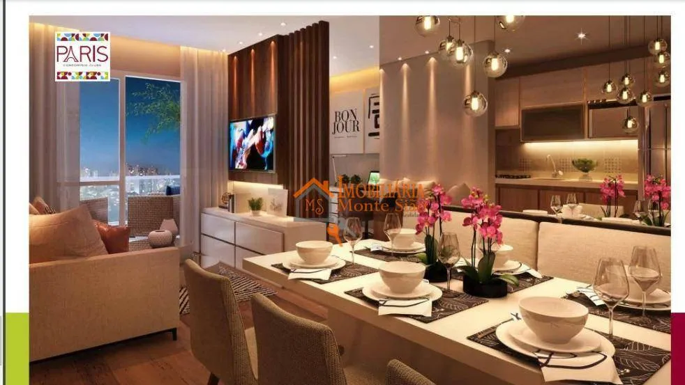 Foto do imóvel Apartamento com 2 dormitórios à venda, 45 m² por R$ 368.282,19 - Vila Rosália - Guarulhos/SP