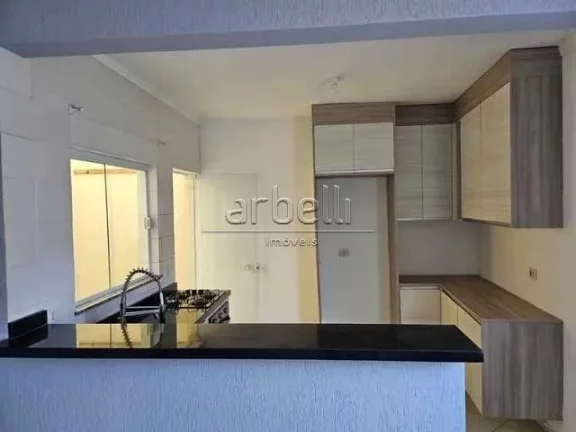 Imagem Sobrado em condomínio fechado, com 60 M², 2 dormitórios, sala, sacada, lavabo, banheiro, cozinha,...