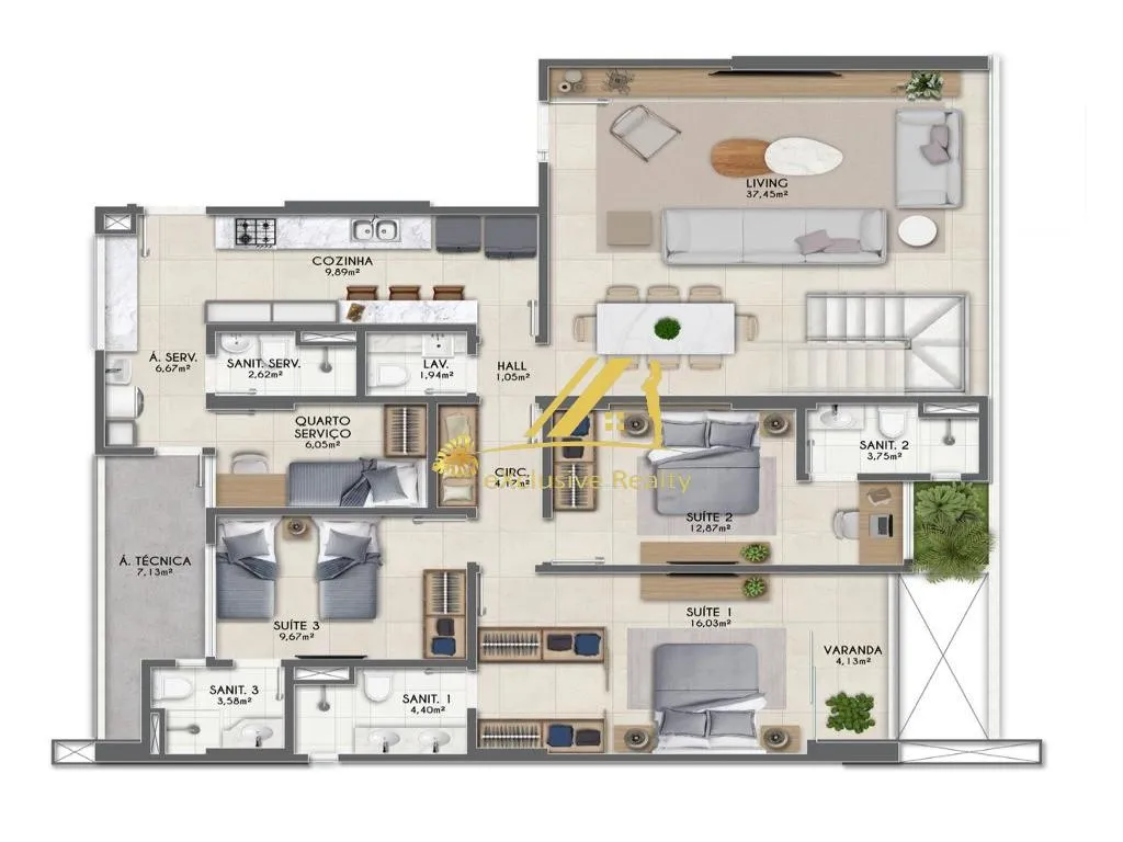Imagem Apartamento RESIDENCIAL em Salvador - Bahia, Caminho das Árvores