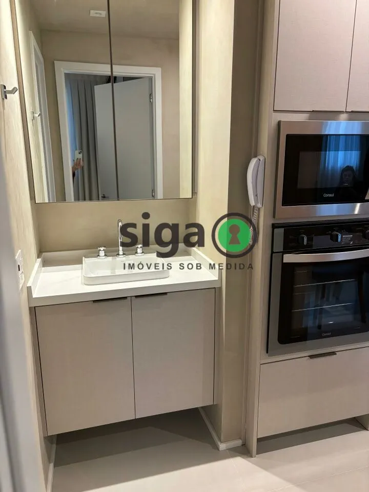 Imagem Apartamento para locação 38m² com vaga todo mobiliado localizado na Chácara Santo Antônio, São Paulo