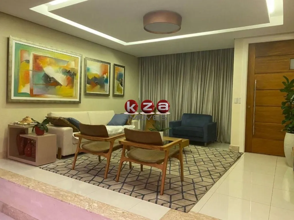 Imagem Casa de luxo em condomínio: 3 quartos, 3 suítes, 3 salas, 5 banheiros, 4 vagas, 334m² em Valinhos-SP no Residencial Reserva das Palmeiras.