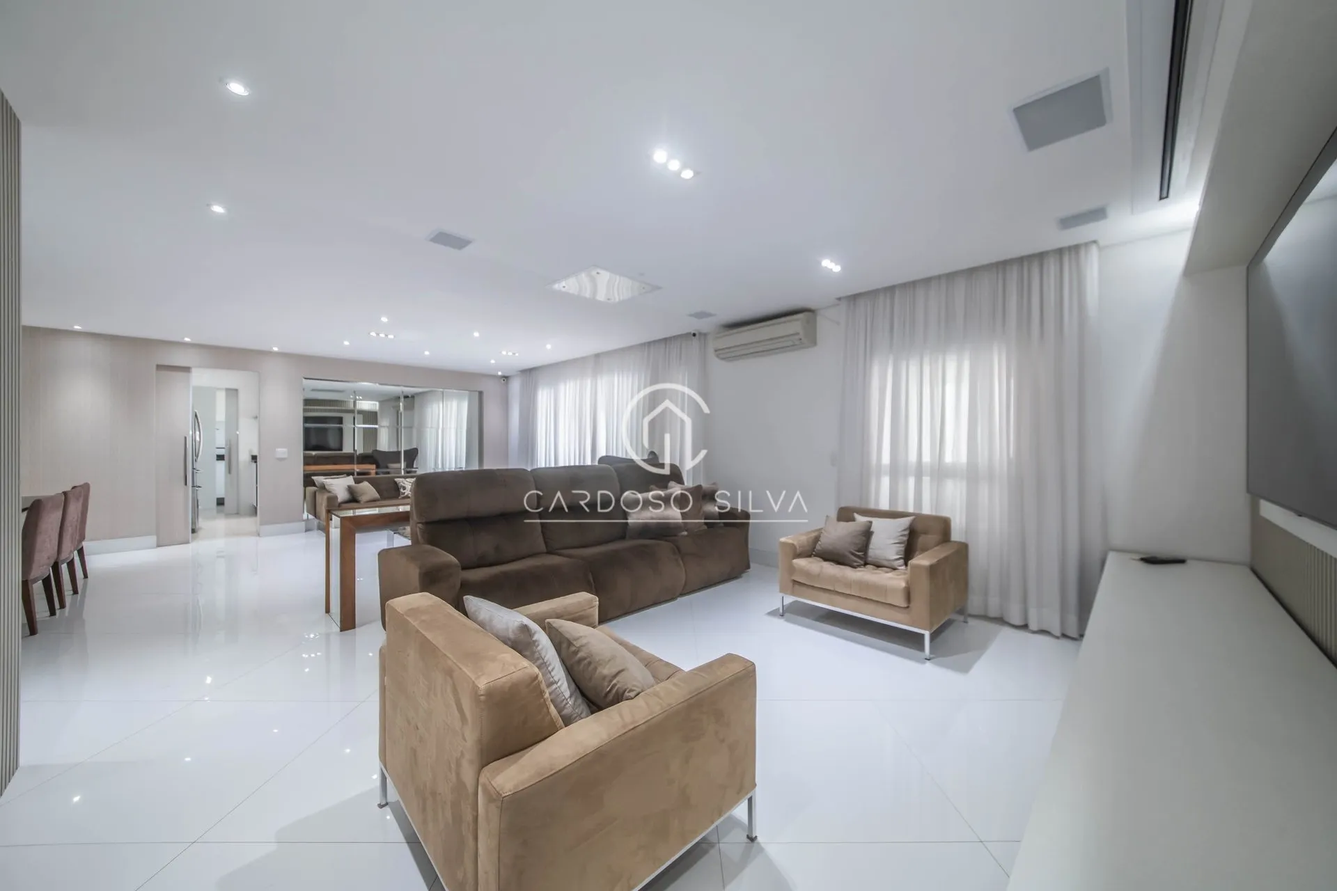 Imagem Apartamento no Condomínio Premier Espaço Cerâmica com 198m2 - 02 suítes e Office - Vista para o Boulevard