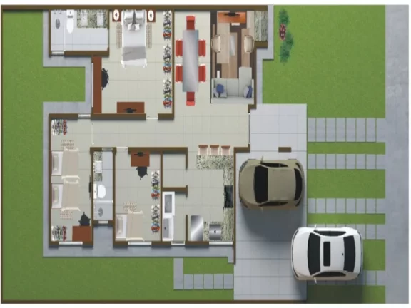 Imagem Linda casa no condomínio Quinta das Marinas , com 3 dormitórios sendo uma suíte , com ótimo preço, pronta para ser financiada