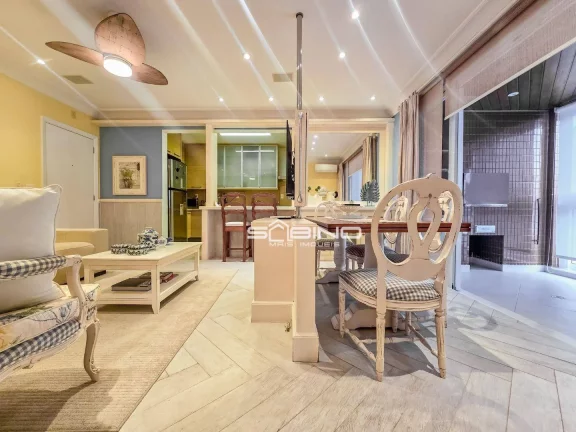 Imagem Apartamento Pé na Areia à venda, com 3 dormitórios 1 suíte 111m² - Riviera de São Lourenço - Bertioga SP