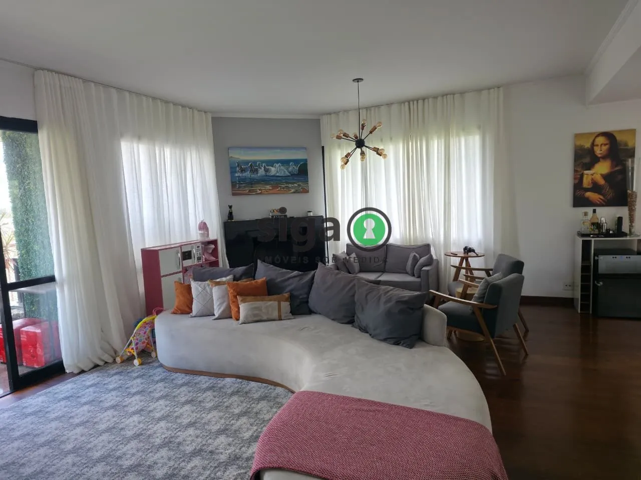 Imagem Apartamento com 3 quartos a Venda - Panamby -190m² - 4 vagas
