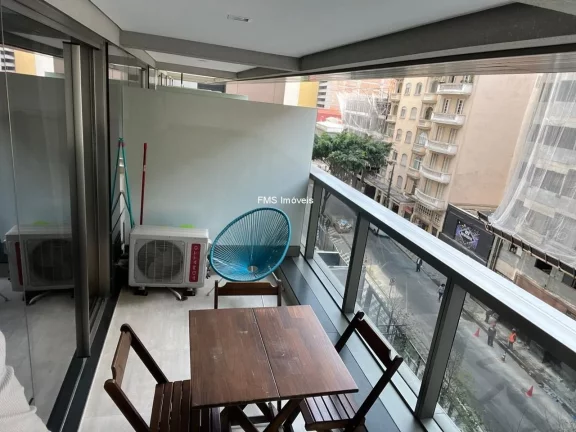 Imagem Apartamento à venda no Centro de São Paulo-SP com 1 quarto, 1 sala, 1 banheiro e vaga de garagem!