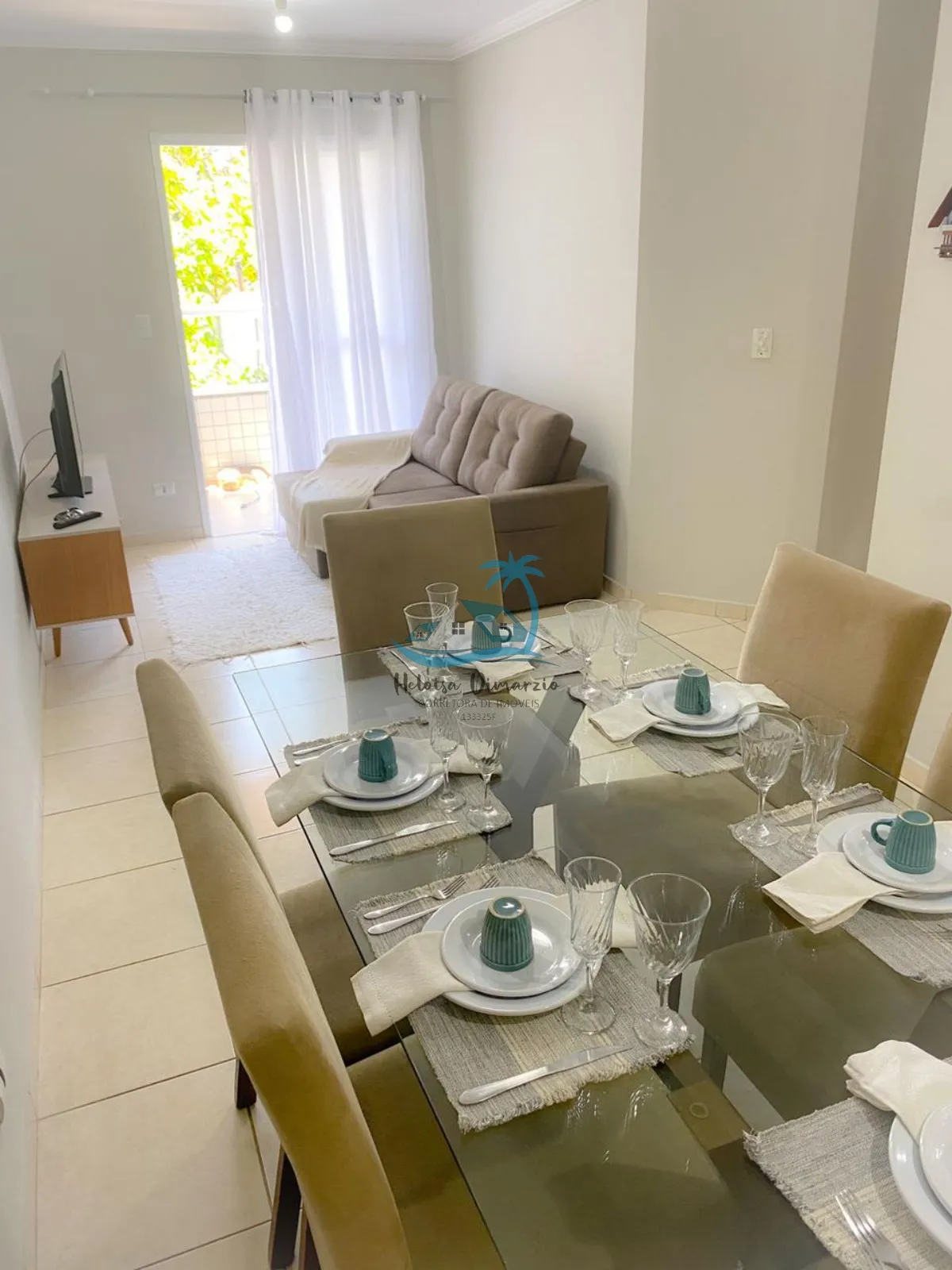 Imagem Excelente apartamento com 65m², 2 dormitórios e 2 vagas de garagem à venda no Itaguá em Ubatuba