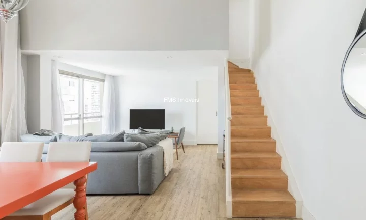 Imagem Apartamento à venda no Brooklin Paulista com 2 suítes, 2 vagas, 100m² de área.