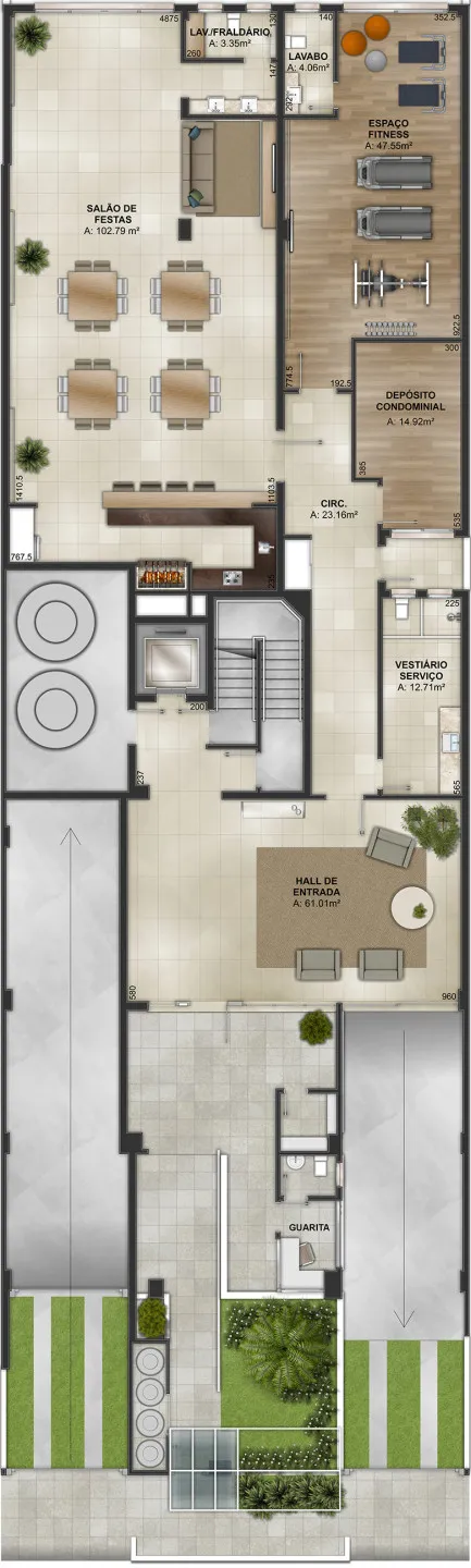 Imagem Apartamento à venda em Caxias do Sul, Exposição, com 3 quartos, 172.02m2