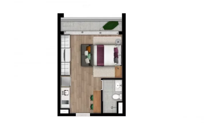 Imagem DNA VILA MARIANA BY YOU - Studio de 29m² (NR), localizado a apenas 700m do Metrô Vila Mariana!