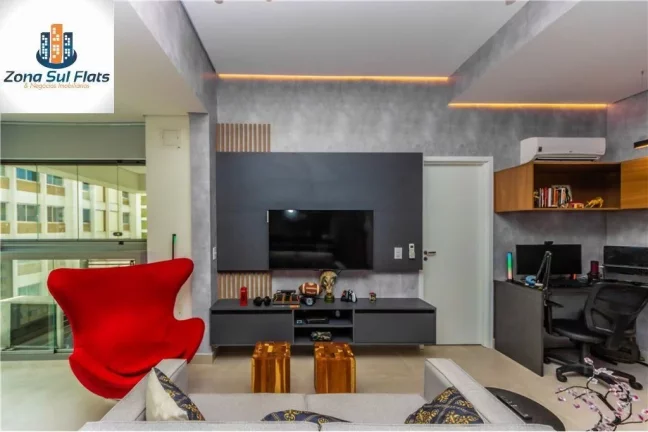 Imagem Lindo Studio à Venda Na Vila Mariana Com 1 Suíte e 1 Vaga - Semi-mobiliado