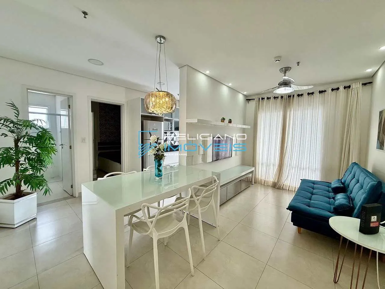 Imagem Apartamento com 1 quarto, Boqueirão, Praia Grande - R$ 550 mil, Cod: 7451