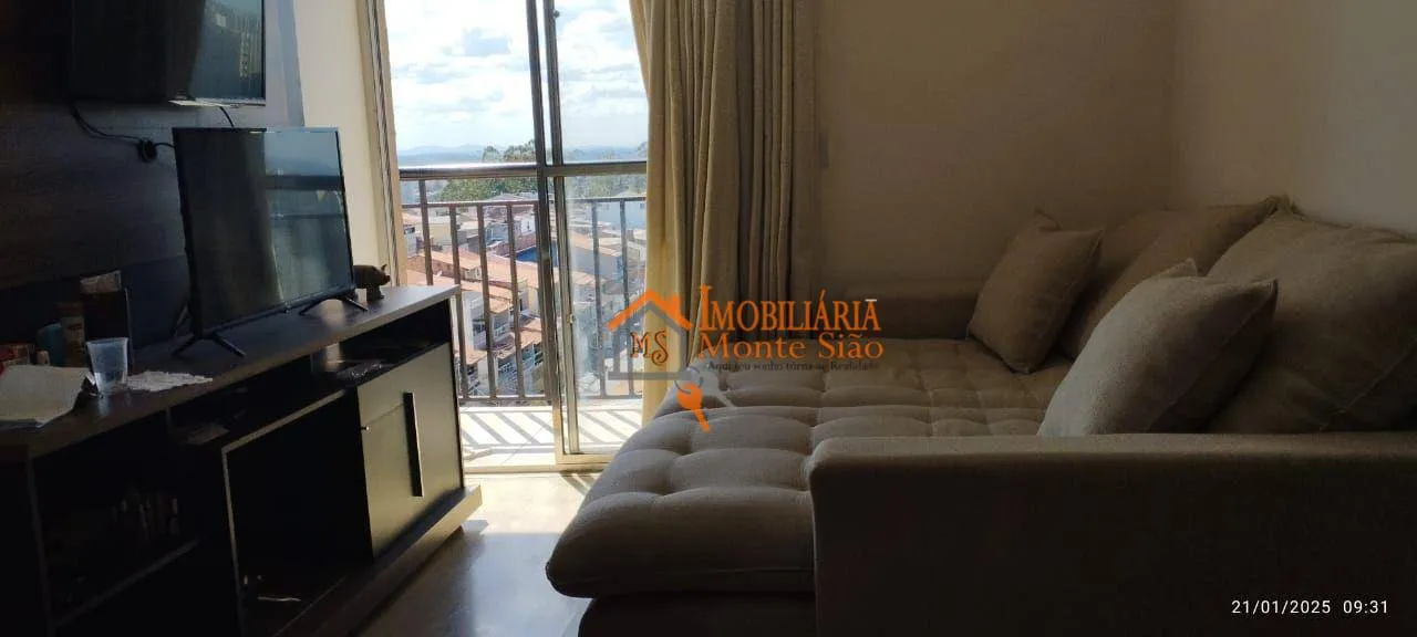 Imagem Apartamento com 2 dormitórios à venda, 55 m² por R$ 335.000,00 - Parque Continental II - Guarulhos/SP
