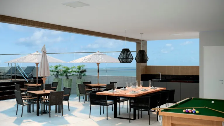 Imagem Apartamento com 2 Quartos à Venda, 53 m² em Ponta de Matos - Cabedelo