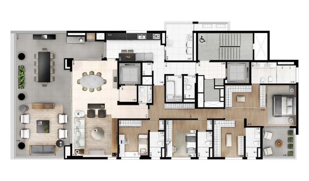 Imagem Condomínio Edifício Dolce Moema SP, apartamento em Moema São Paulo SP, apartment in São Paulo Brazil, apartamento 4 quartos em Moema São Paulo SP
