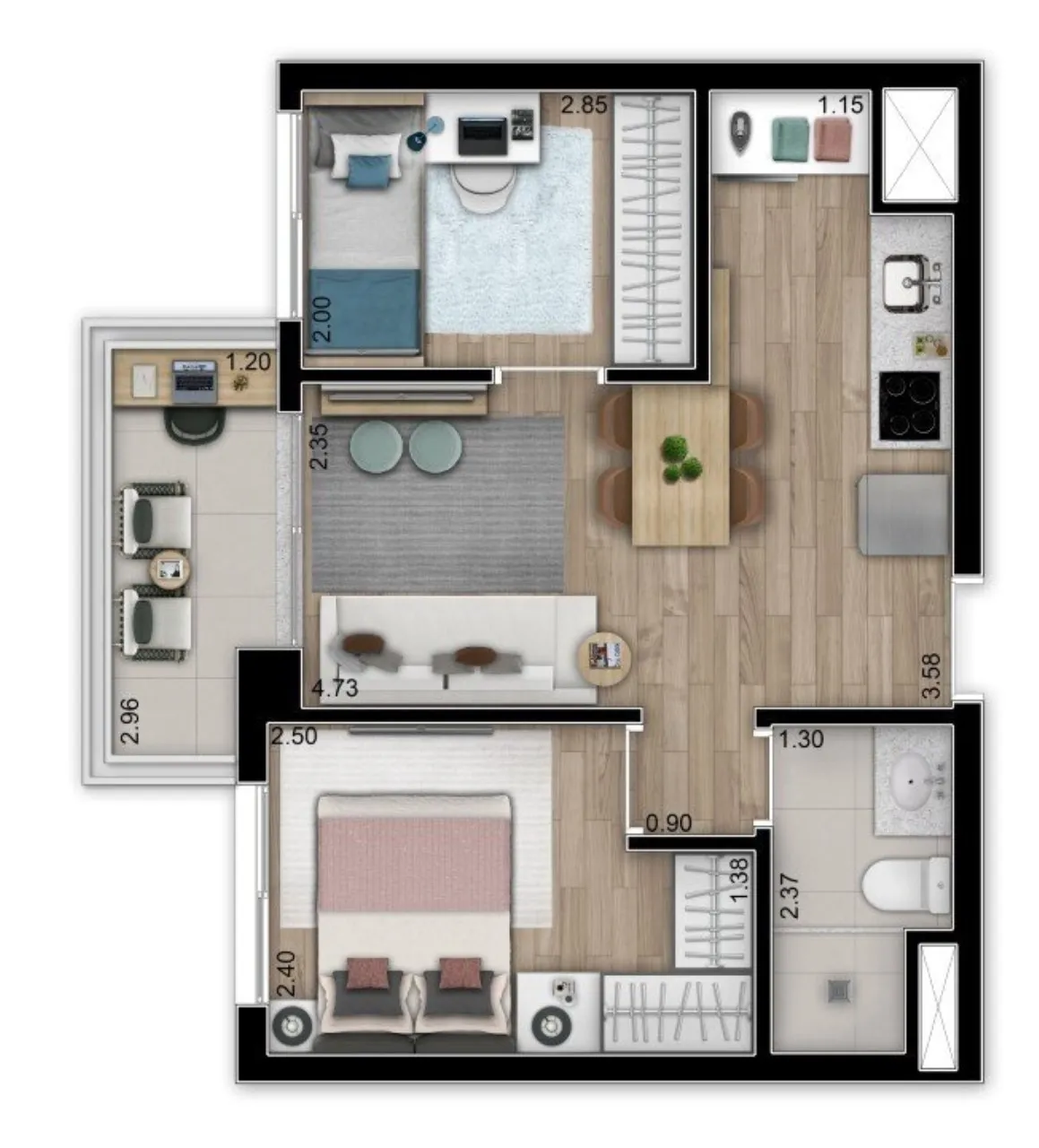 Imagem APARTAMENTO RESIDENCIAL em São Paulo - SP, Vila Guarani (Z Sul)