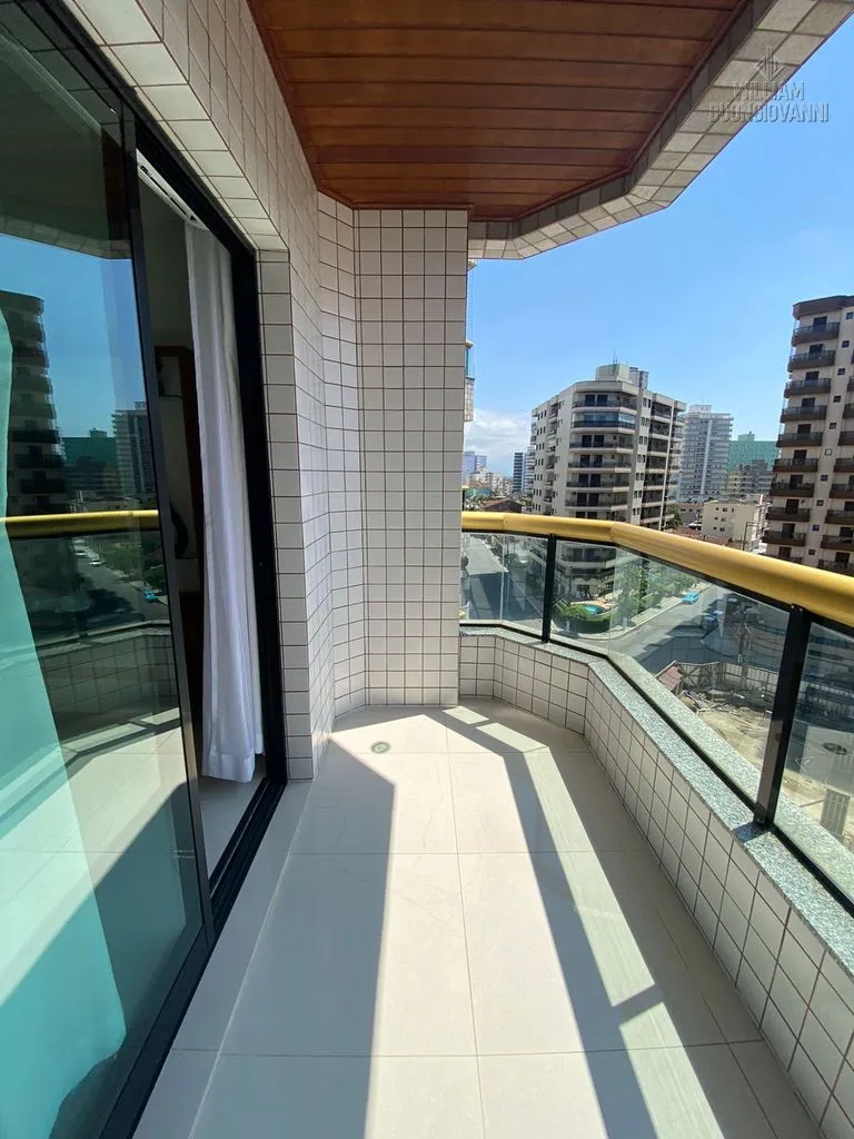 Imagem Apto Caiçara, 120m², 3 Dorm, 1 Suíte, 2 vagas, Vista Mar, Sacada, Lazer Completo
