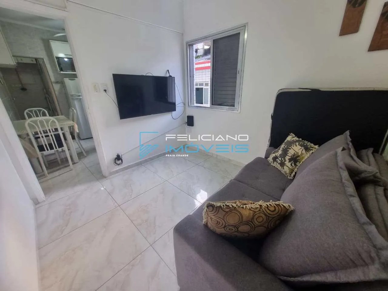 Imagem Apartamento com 1 quarto, Guilhermina, Praia Grande - R$ 215 mil, Cod: 7253