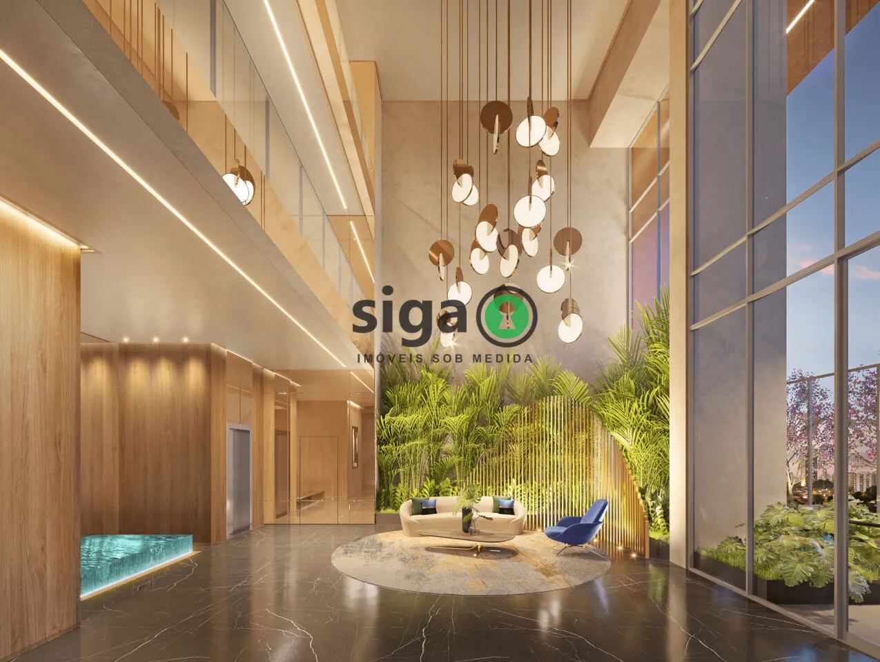 Imagem Apartamento de 157m² com 3 suítes no coração do Brooklin l Atmosfera 360