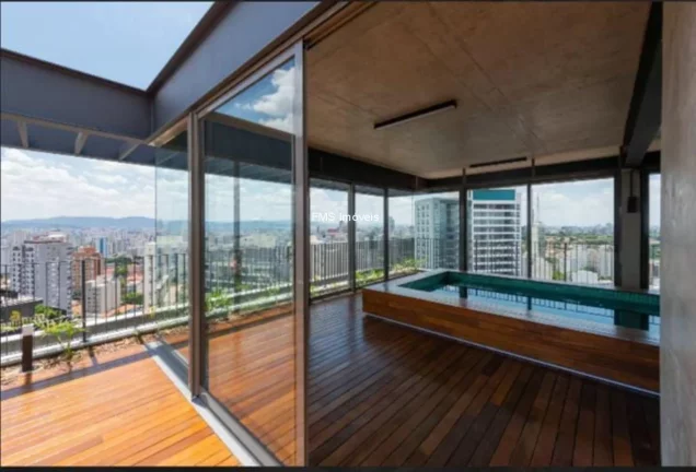 Imagem Apartamento para locação na Vila Madalena, com 2 quartos sendo 1 suíte, 2 banheiros, 1 vaga e 62m² de área