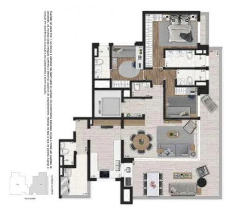 Imagem Apartamento com 3 Quartos à Venda, 153 m² em Moema - São Paulo