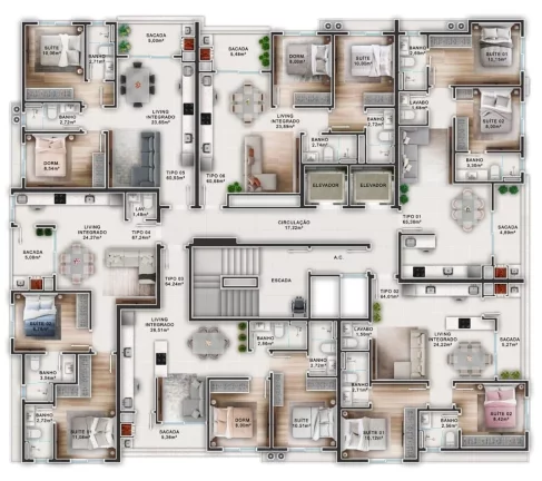 Imagem Vitta Towers - Apartamento à venda no bairro Tabuleiro dos Oliveiras - Itapema/SC