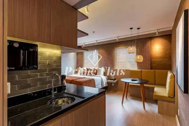 Imagem Flat disponível para locação no Park Inn by Radisson Berrini, com 28m², 1 dormitório e 1 vaga de garagem