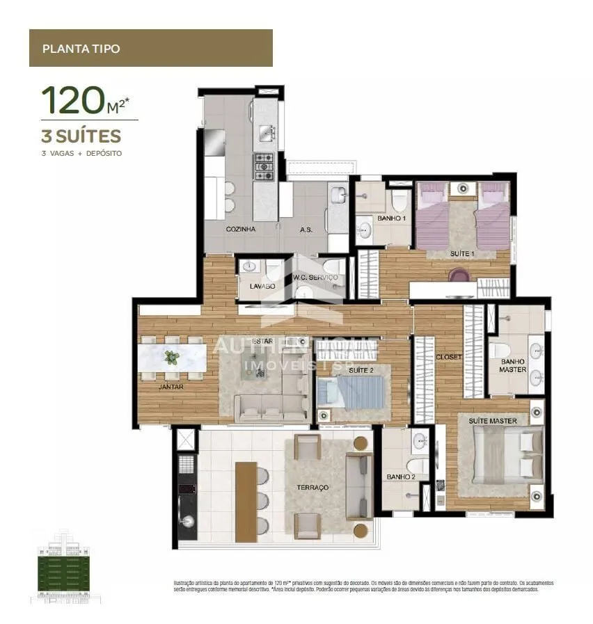Imagem Bonjour Alto de Pinheiros - Apartamento à venda em São Paulo/SP