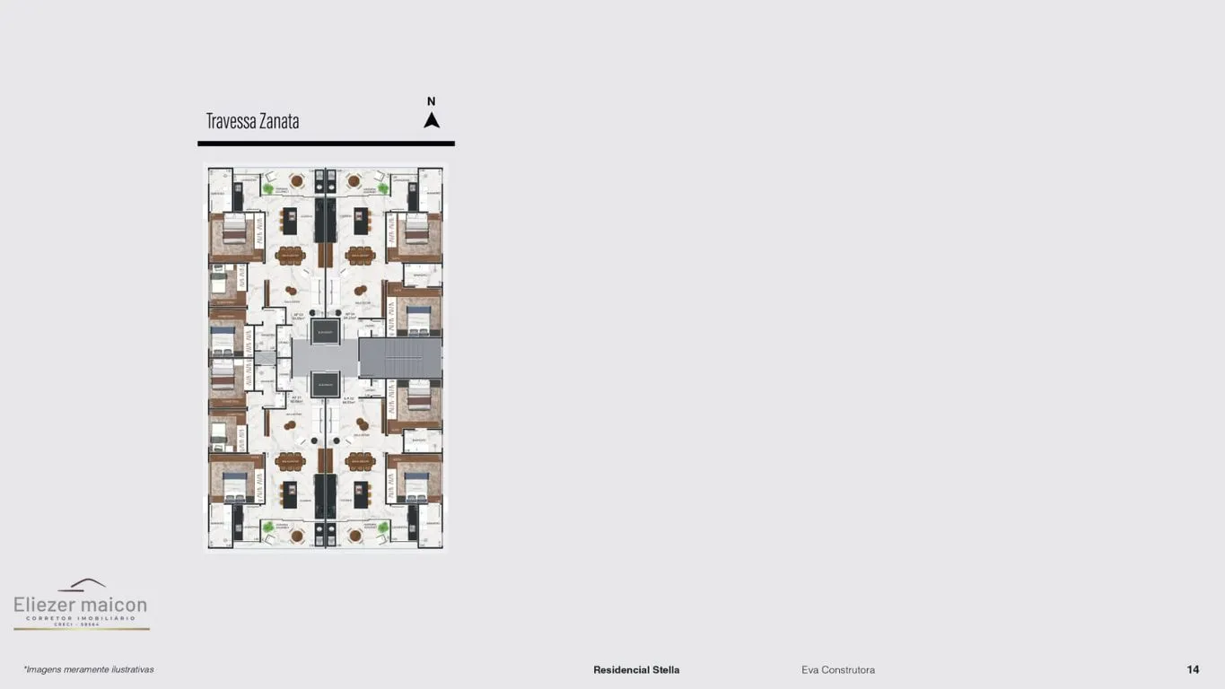 Imagem Apartamento a venda - 3 quartos ou 2 suítes Residencial stella | Poços de caldas