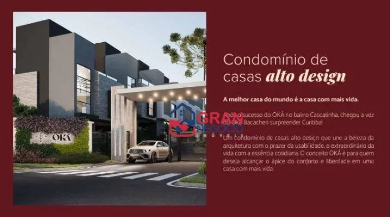 Foto do imóvel Casa com 3 suítes à venda - Bacacheri - Curitiba/PR