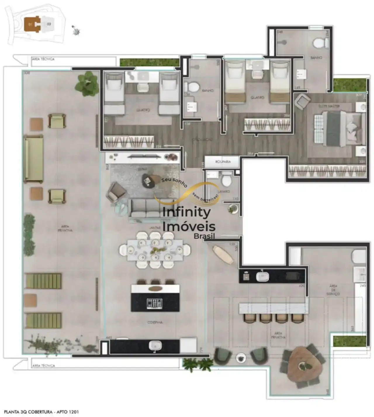 Imagem OPUS RESIDENCE SION - Apartamento à venda no bairro Sion - Belo Horizonte/MG