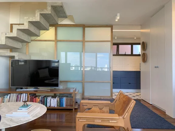 Imagem Lindo Apartamento Duplex reformado no Portal do Morumbi. Conceito moderno com 2 suítes e Vista Livre