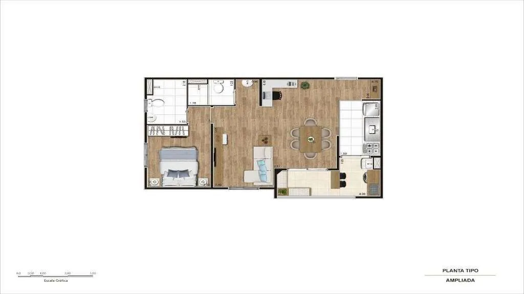 Imagem Apartamento com 2 dormitórios à venda, 47 m² por R$ 384.000,00 - Vila São João - Guarulhos/SP