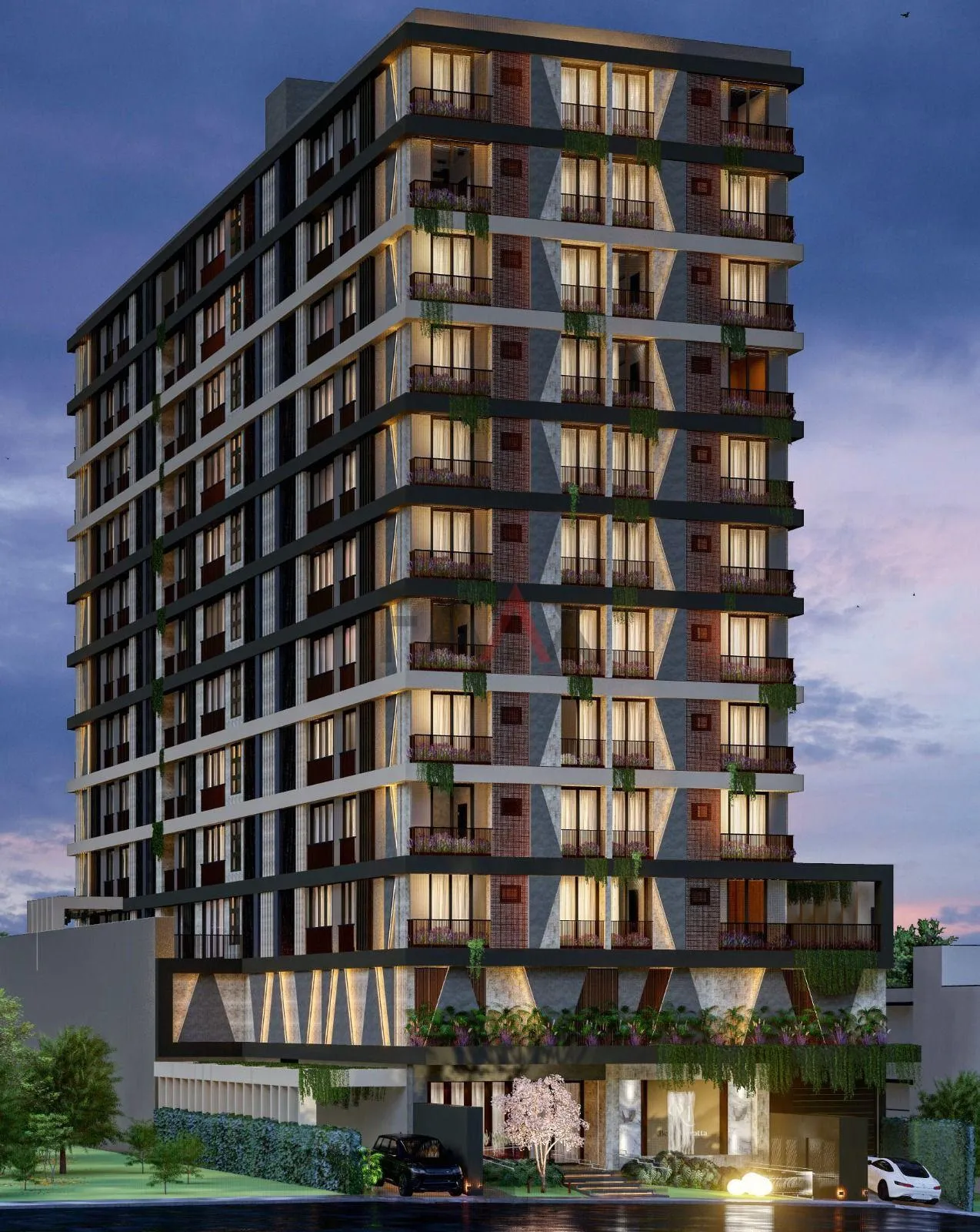 Foto do imóvel Apartamento no Edifício Bella Morata na planta no Centro de Guarapuava PR
