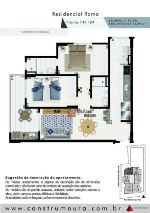 Imagem Apartamento com 2 dormitórios à venda, 74,09 m² a partir de R$ 471.612 - Aviação - Praia Grande/SP