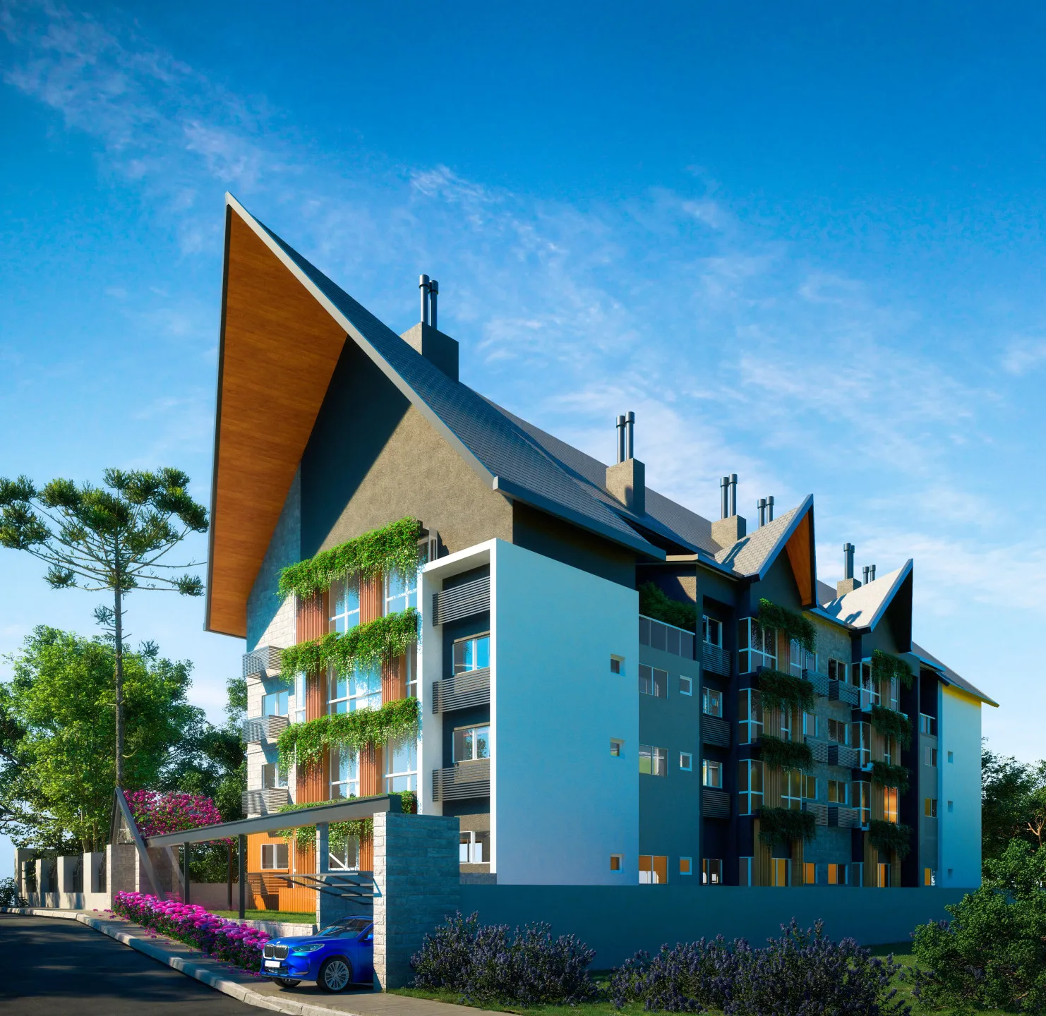 Imagem Apartamento à venda em Gramado, Floresta, com 2 quartos, 74.09m2