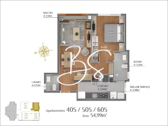 Imagem APARTAMENTO RESIDENCIAL em GRAMADO - RS, Lagos do Bosque