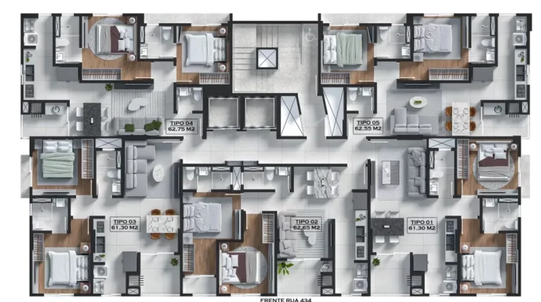 Imagem Villa Real - Apartamento à venda no bairro Morretes - Itapema/SC