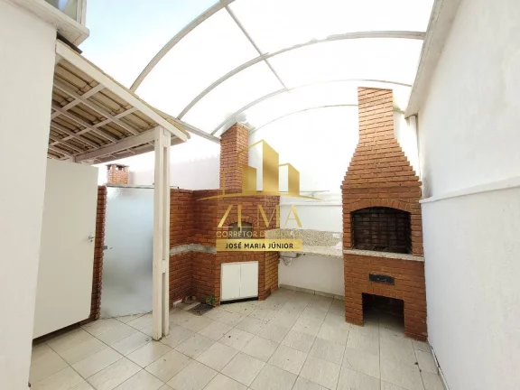 Imagem Sobrado condomínio, 03 qt (suite), 02 vgs, lavabo, churrasqueira, Ar Condic