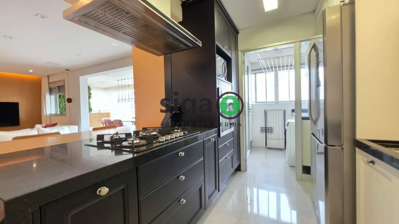 Imagem Brooklin - 105 m² - 2 dormitórios sendo 2 Suítes - Varanda Gourmet - Pronto para Morar