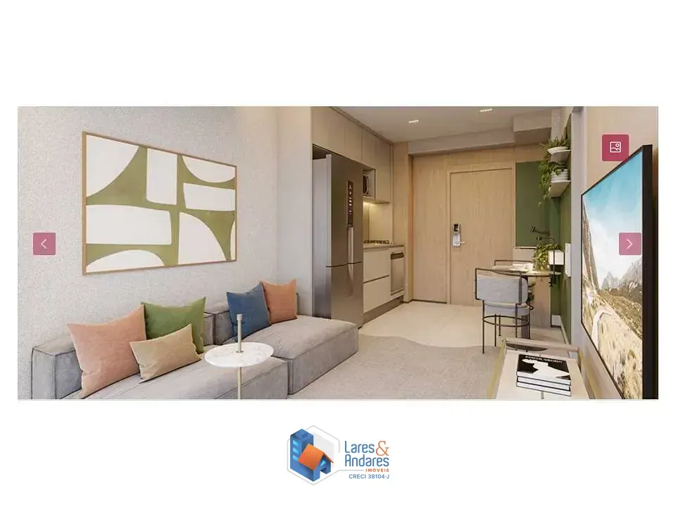 Imagem Apartamento para venda em Indianópolis com 1 quarto, sendo 1 suíte, 35m²