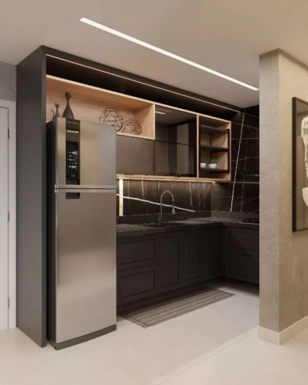 Imagem Flat de 24 m² com varanda em Intermares, Cabedelo. Condomínio com piscina, espaço gourmet, academia e excelente localização a poucos passos da praia.