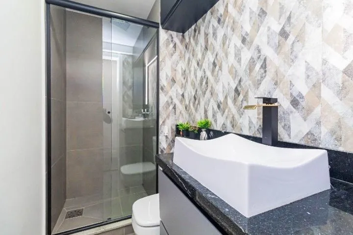 Imagem Apartamento semimobiliado, andar alto, com vista perene - Jardim Lindóia