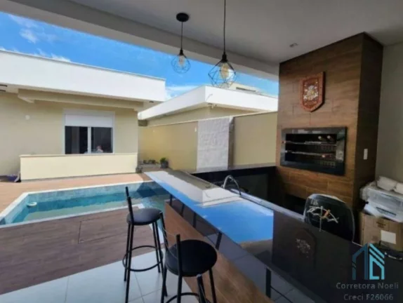 Imagem Casa térrea a venda, Semi mobiliada, 03 quartos c/suíte espaço gourmet, Pedra Branca em Palhoça SC