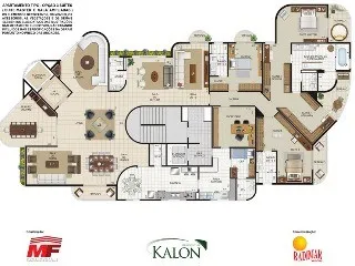 Imagem Apartamento de luxo no Jardim Santo André-SP: 5 quartos, 4 suítes