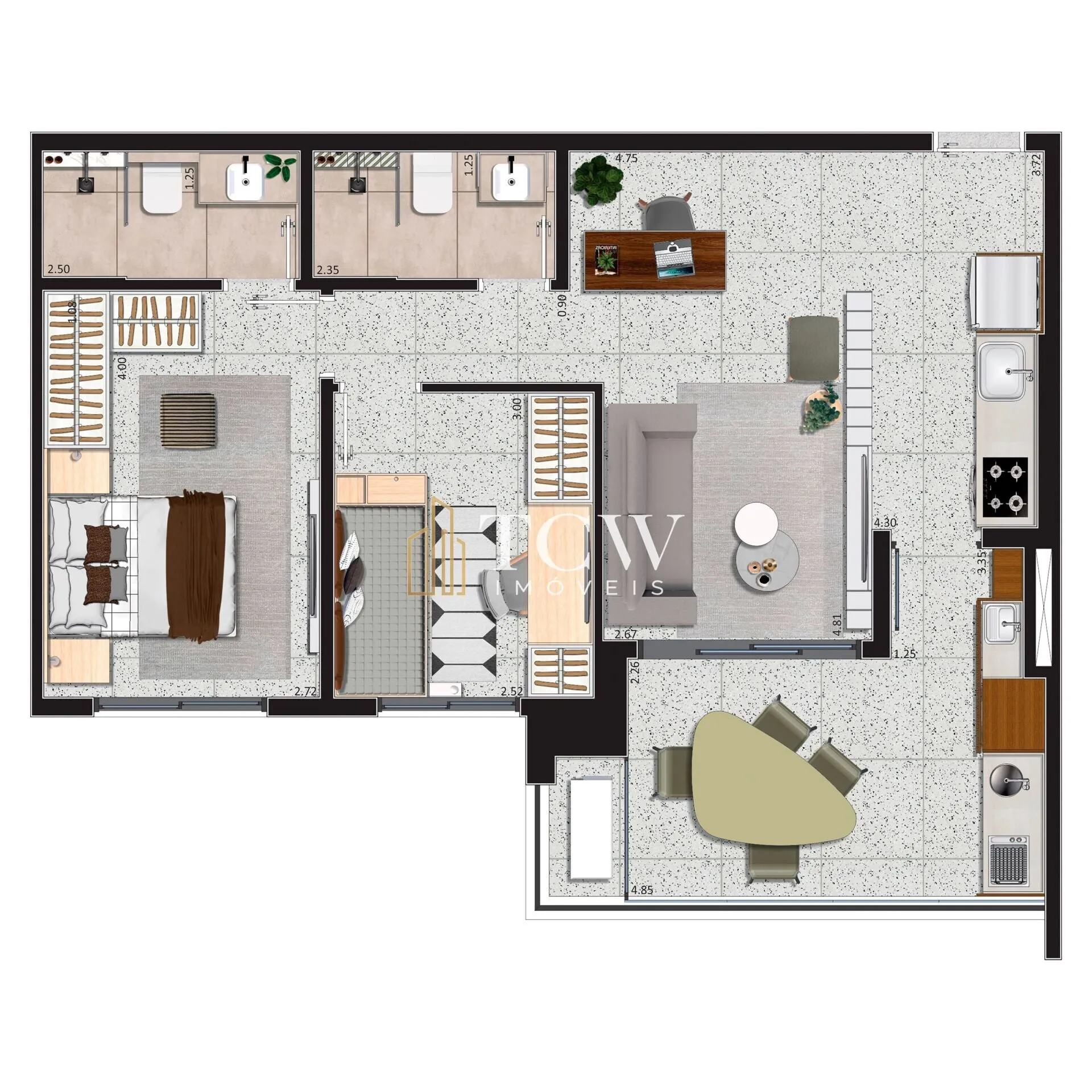 Imagem Apartamento à venda no bairro Campo Belo - São Paulo/SP, Zona Sul